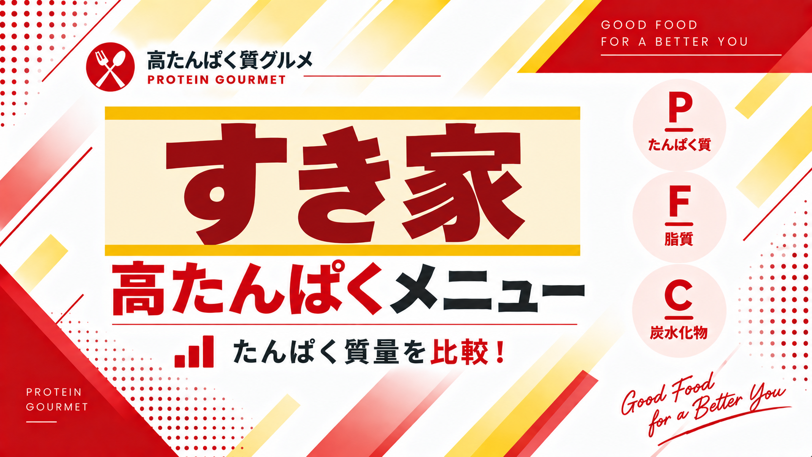 すき家の高たんぱくメニューを比較する記事のサムネイル